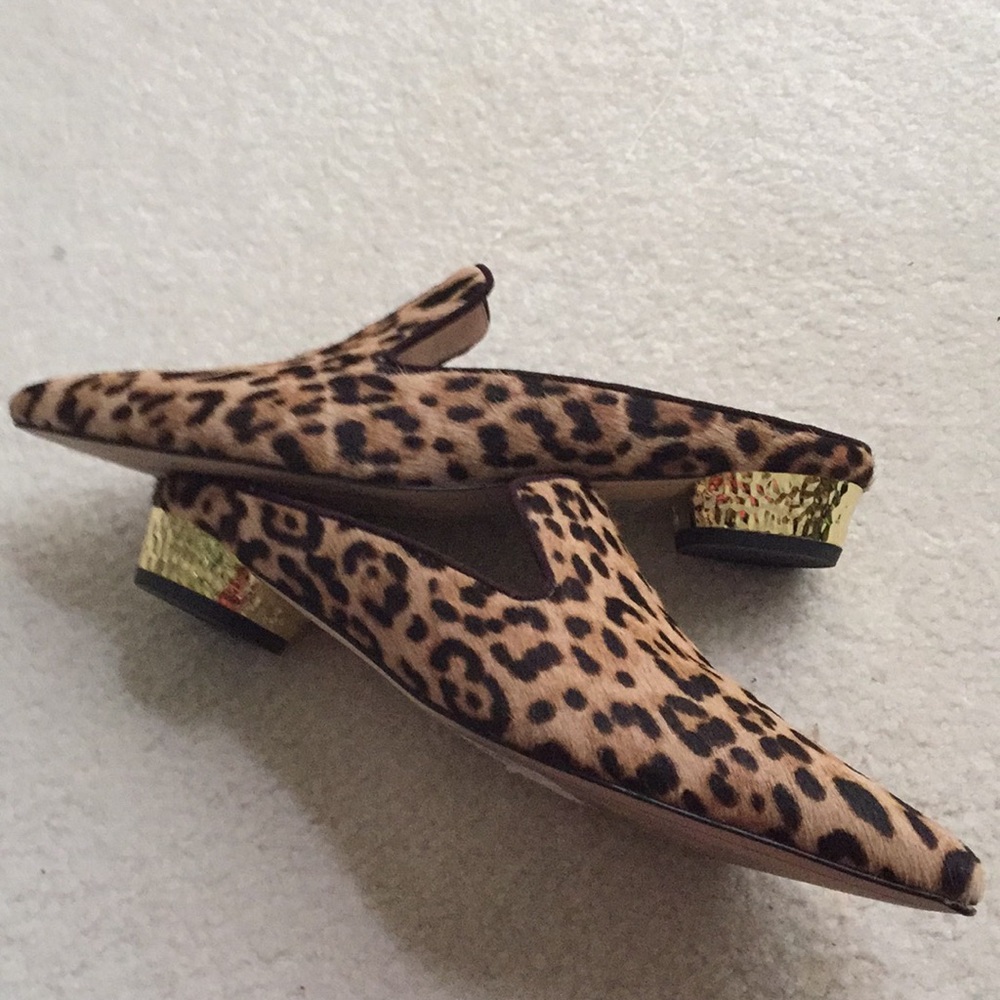 Sam Edelman Augustine Leopard Brahma flat mule